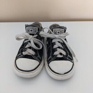 Infant One Star Black Converse (Size: 8)